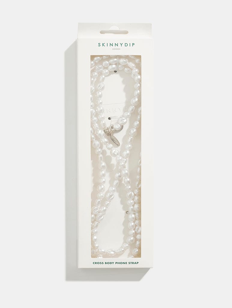 Pearl Cross Body Beaded Phone Strap