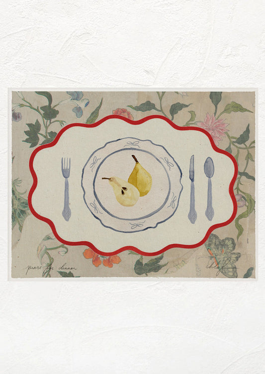 Pears For Dinner Print