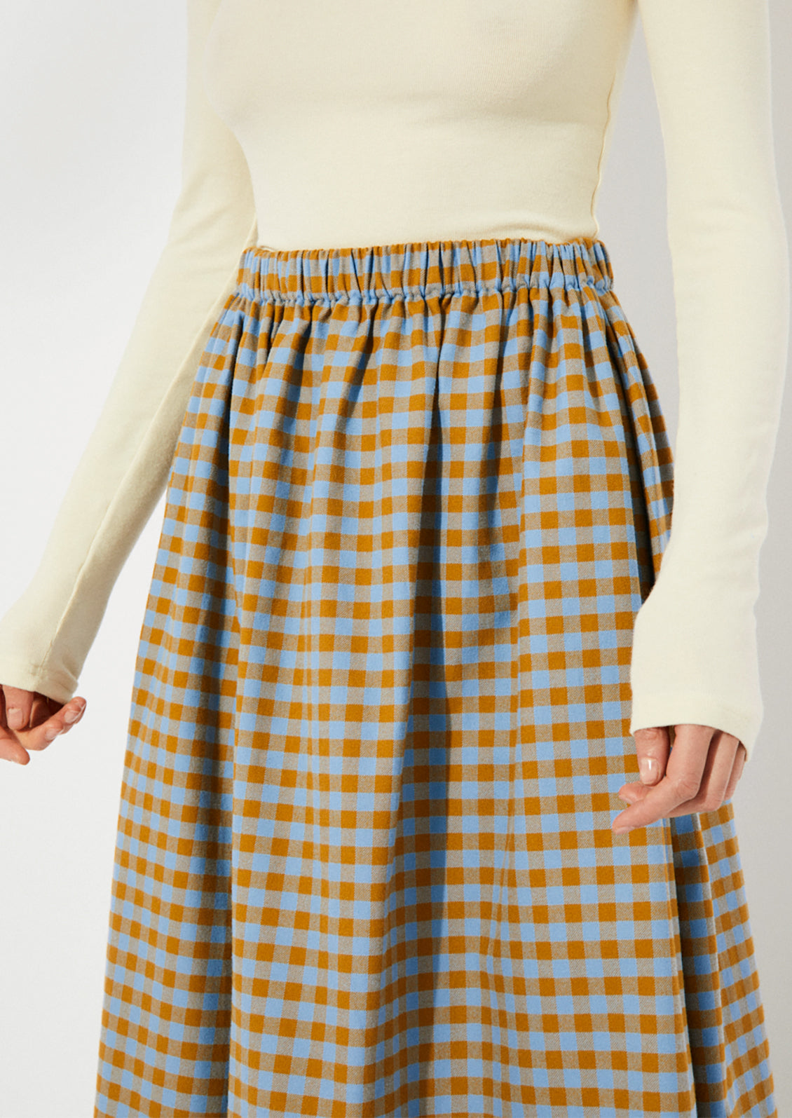 Pedra Gingham Skirt