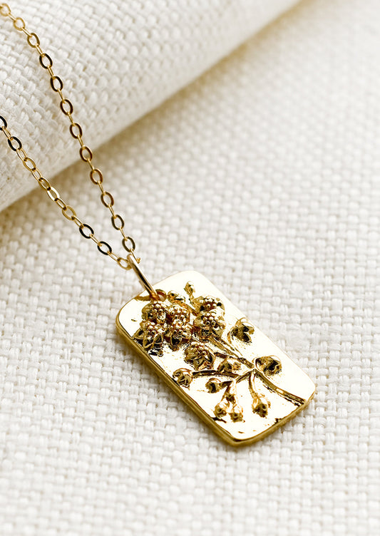 Floral Pendant Necklace