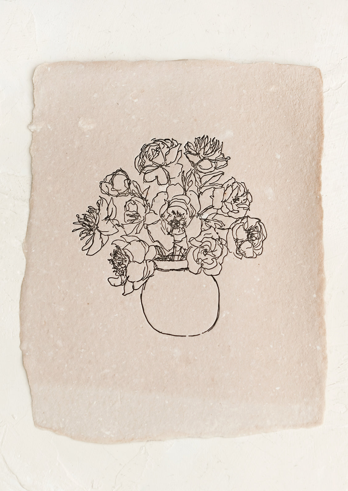 Peonies in Vase Print