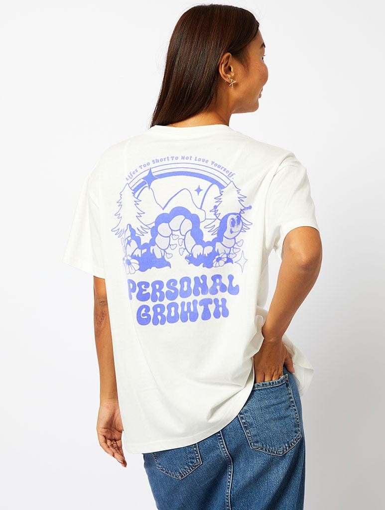 Personal Growth T-Shirt in Ecru