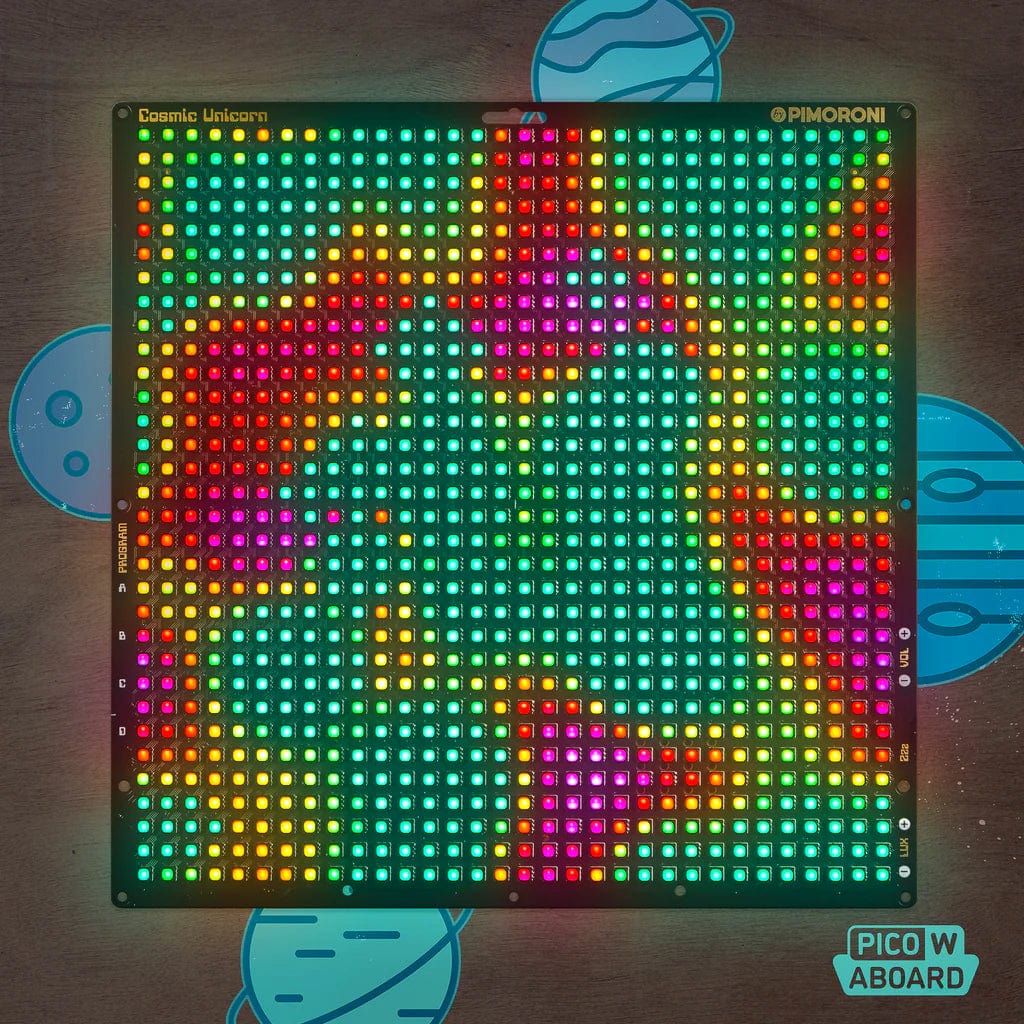 Pico W Smart LED Matrix – Cosmic Unicorn (32x32 – 1024 pixels)