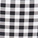 Pin-Up Style Black & White Gingham Swim Bottom