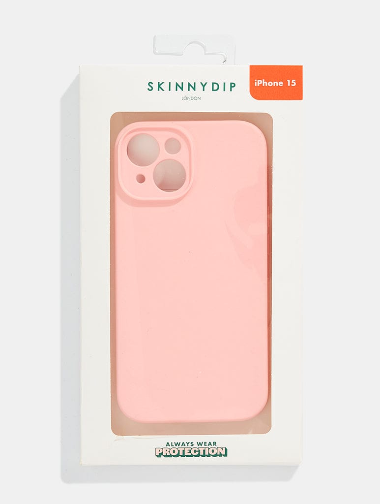 Pink Block Colour iPhone Case