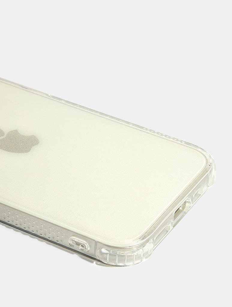 Pink Minimal Glitter Shock iPhone Case