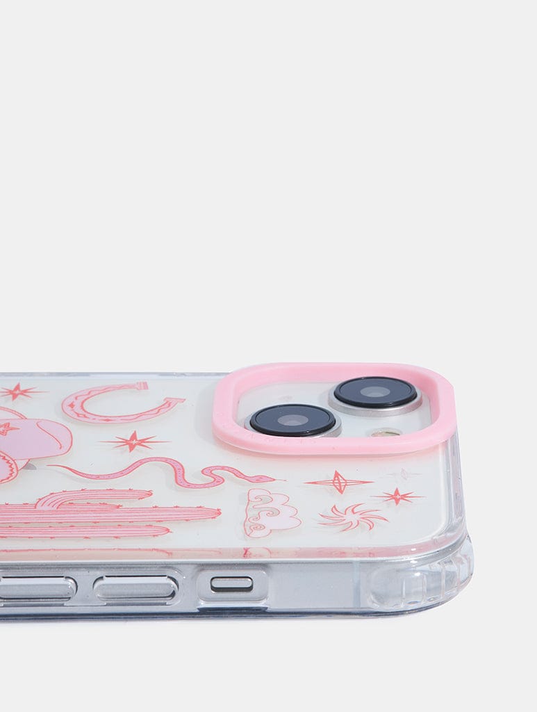 Pink Rodeo Cowgirl Shock iPhone Case