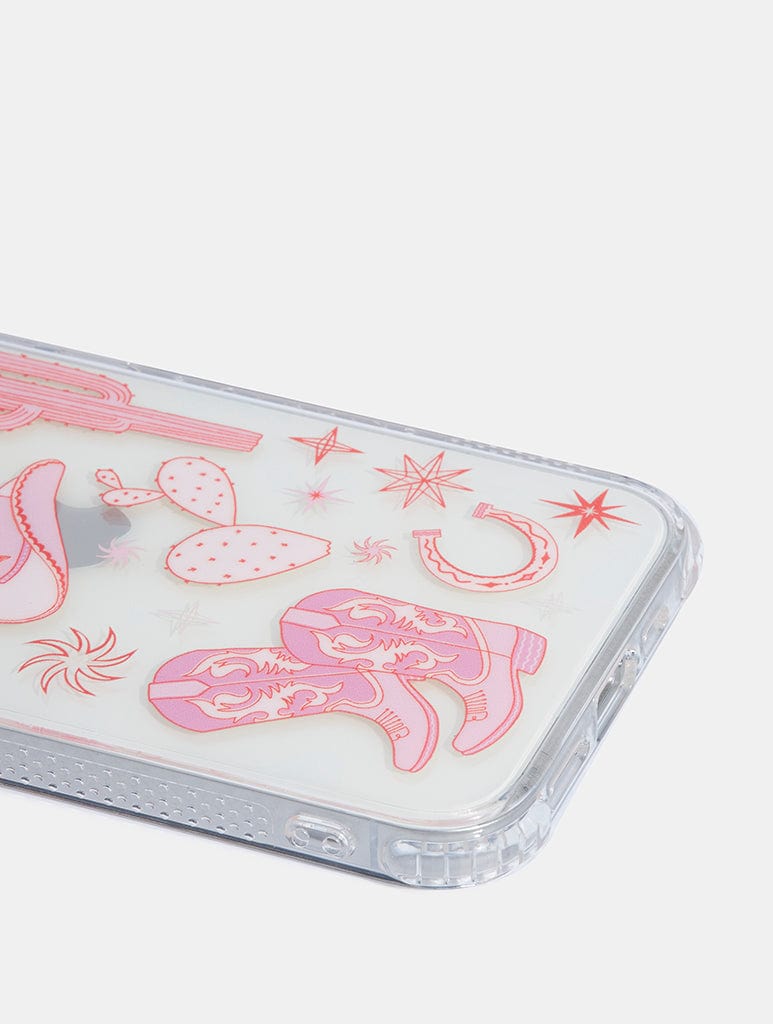 Pink Rodeo Cowgirl Shock iPhone Case