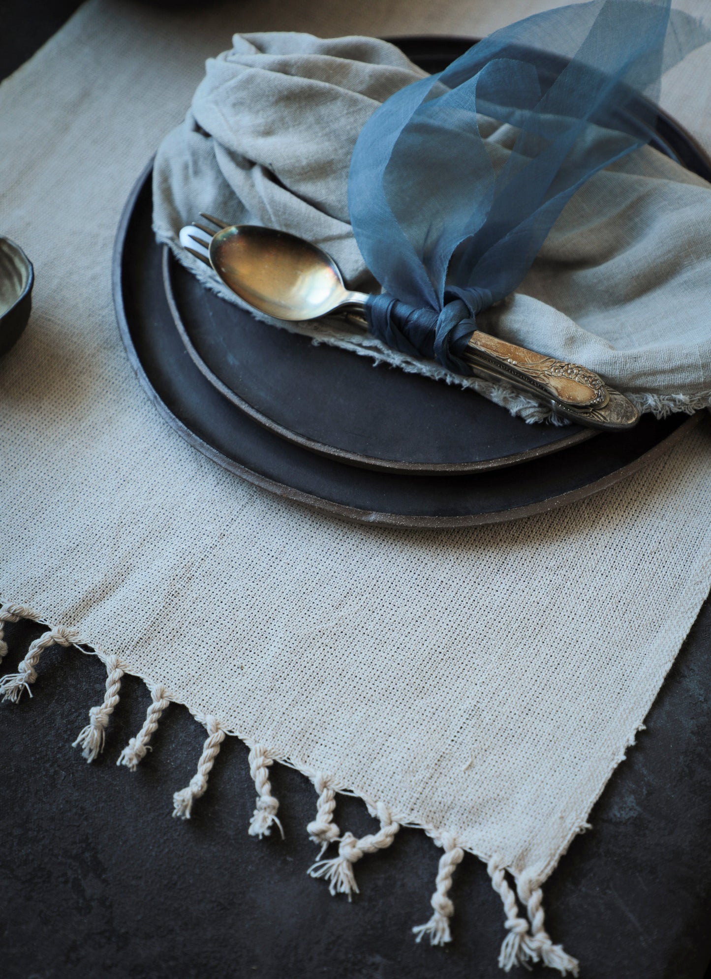 PRICED TO GO!! Set of 6 / Organic Cotton Hand-loomed Placemats/Picnic Mat