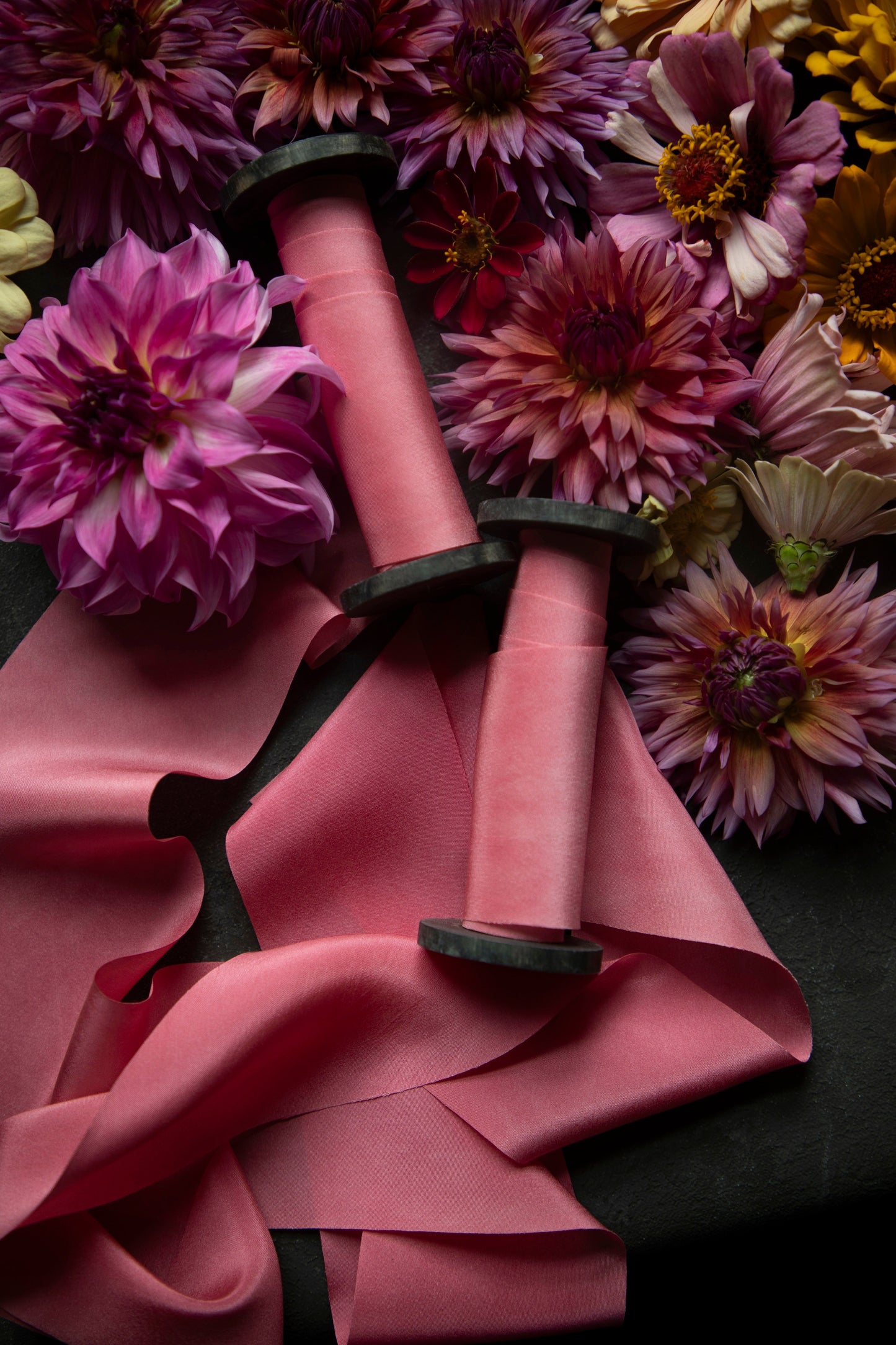 Playful Pink Silk Ribbon