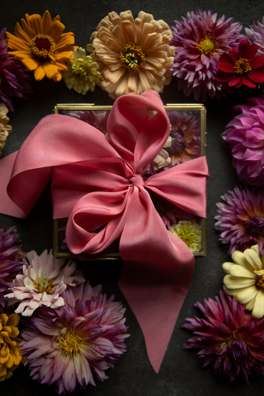 Playful Pink Silk Ribbon