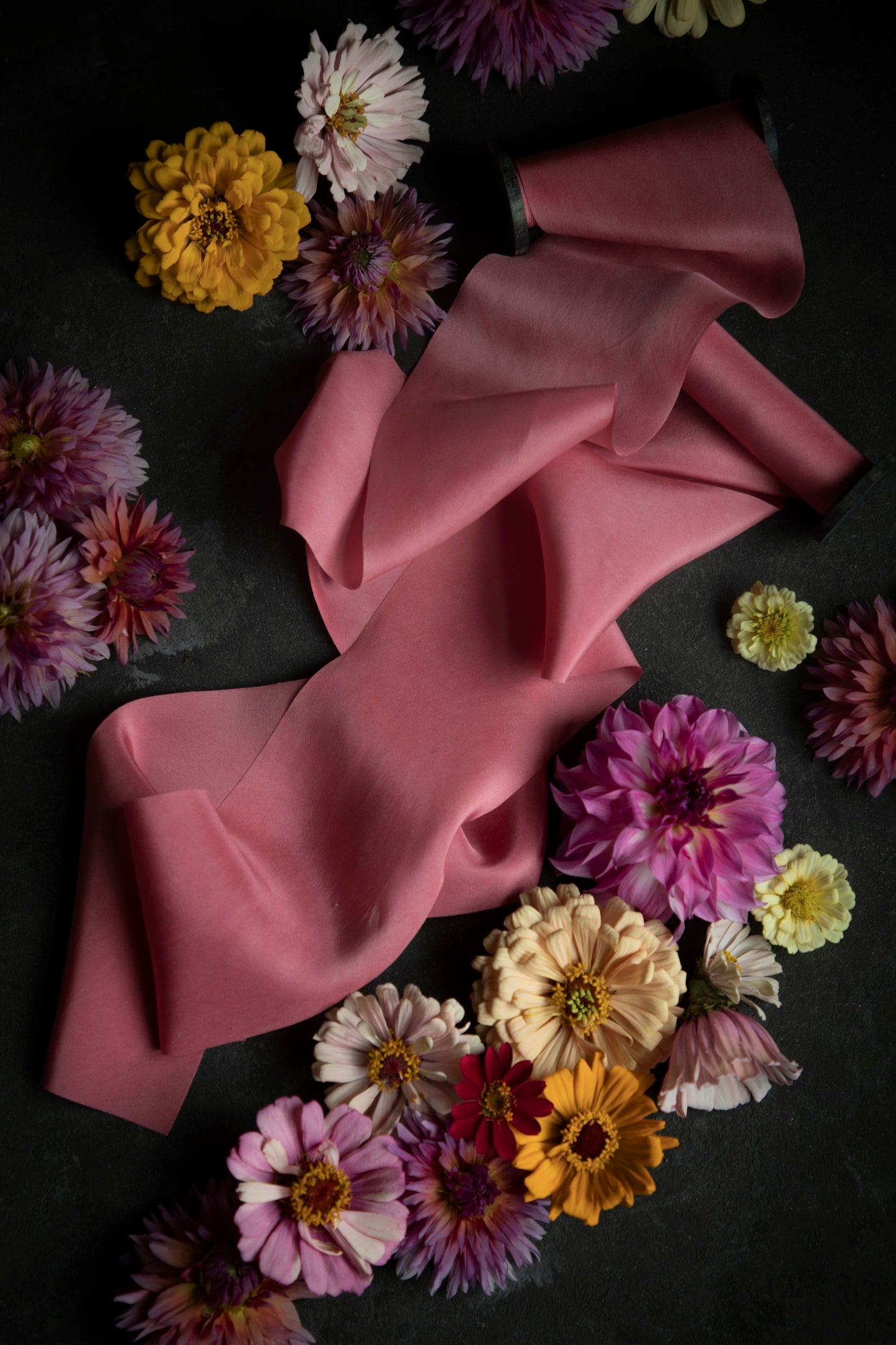 Playful Pink Silk Ribbon