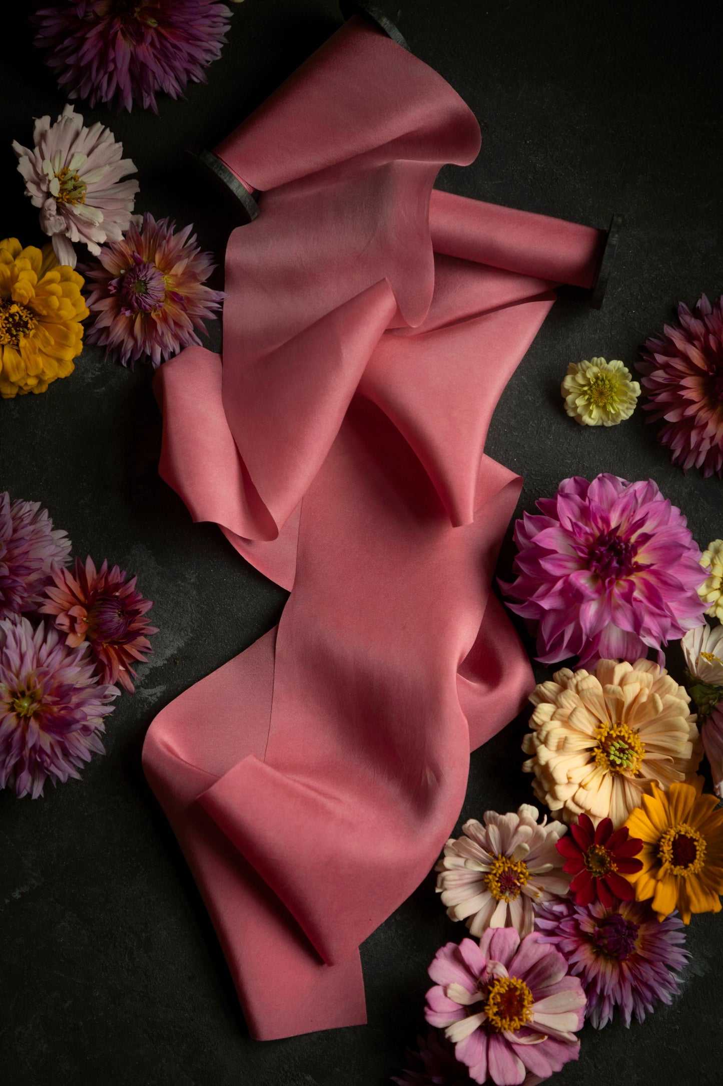 Playful Pink Silk Ribbon