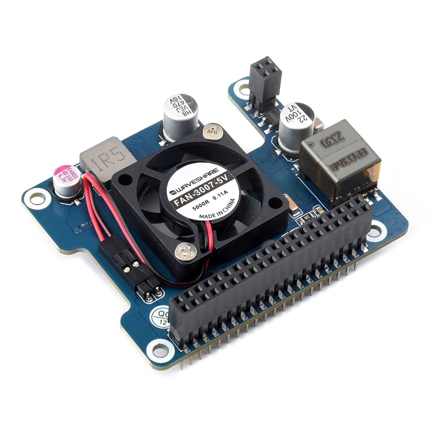 Power Over Ethernet HAT (F) for Raspberry Pi 5 (5V/12V outputs)