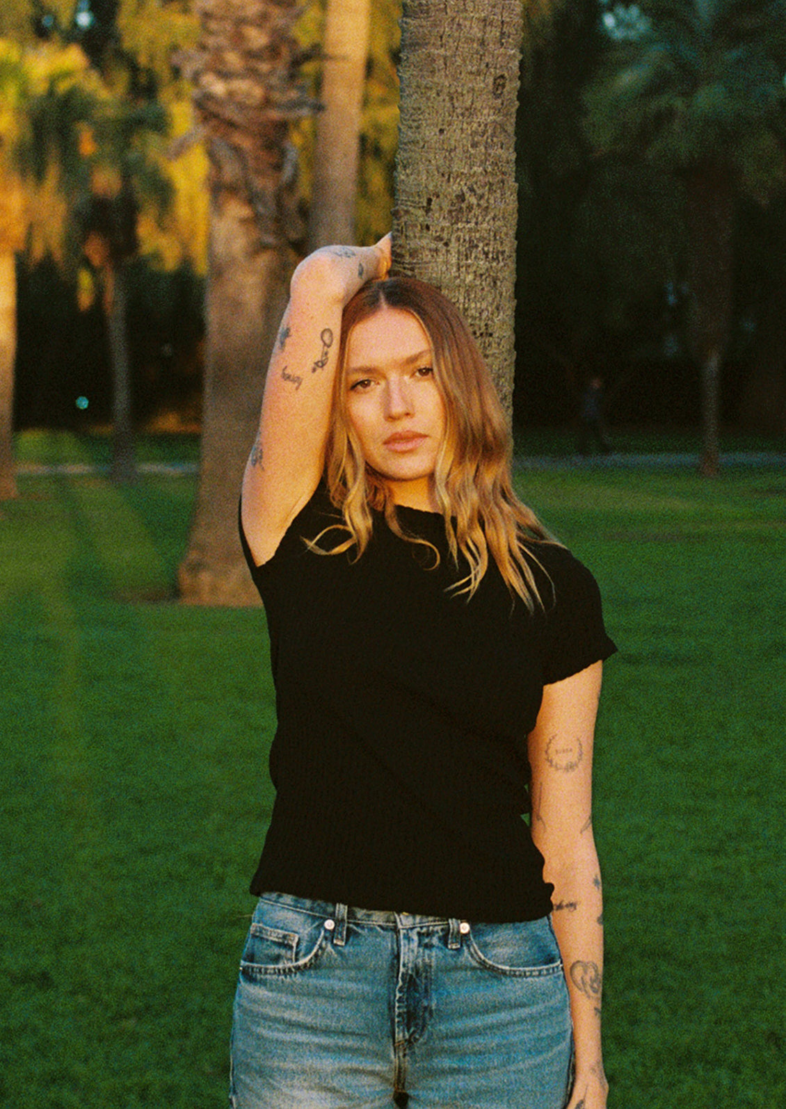 Pointelle Organic Cotton Tee