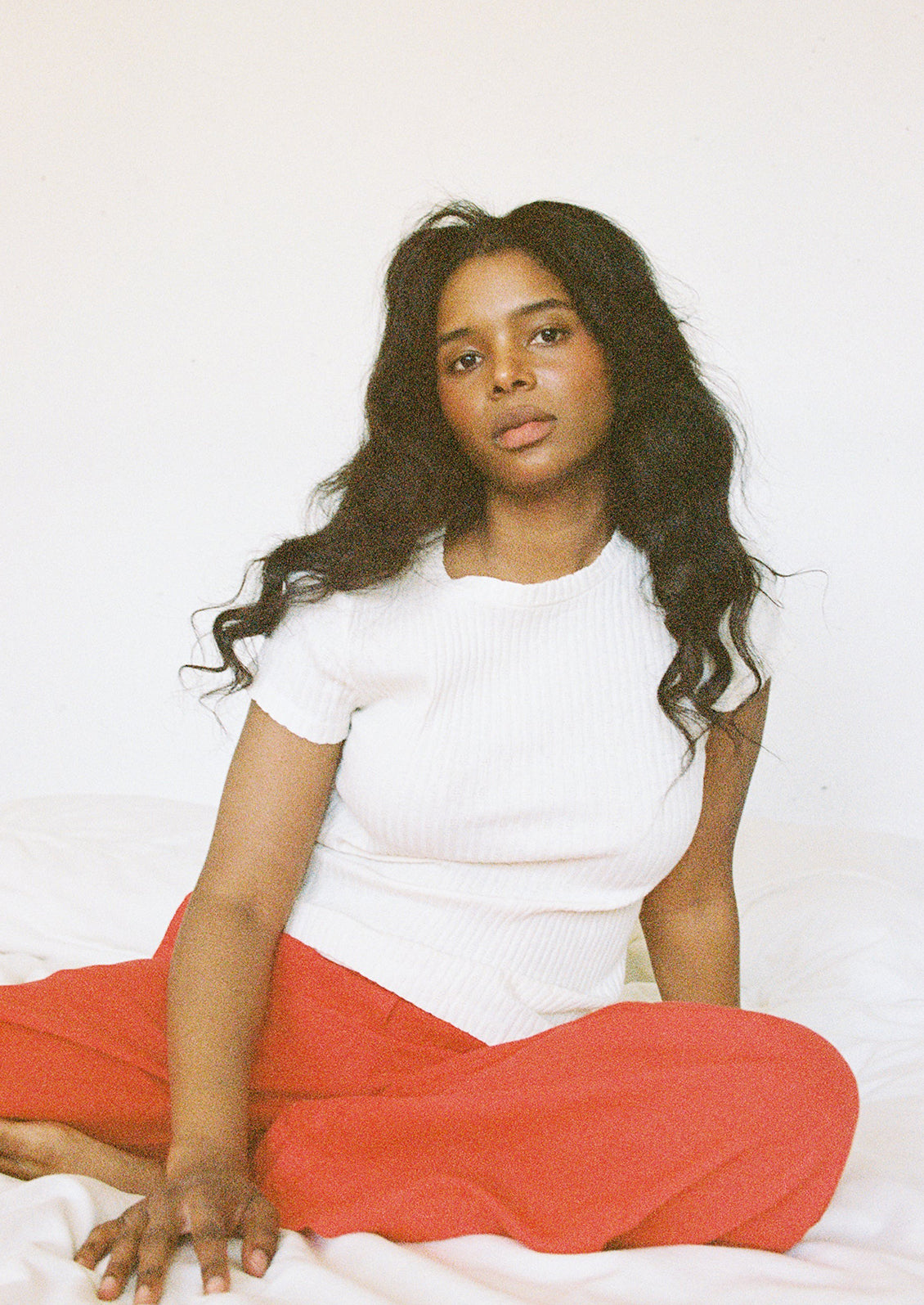 Pointelle Organic Cotton Tee