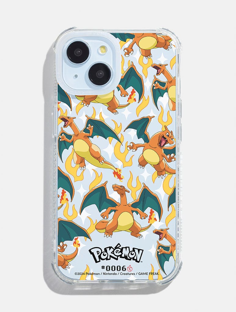 Pokemon #0006 Charizard Shock iPhone Case