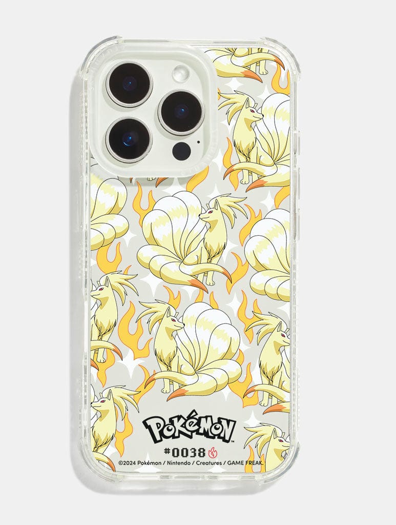 Pokemon #0038 Ninetales Shock iPhone Case