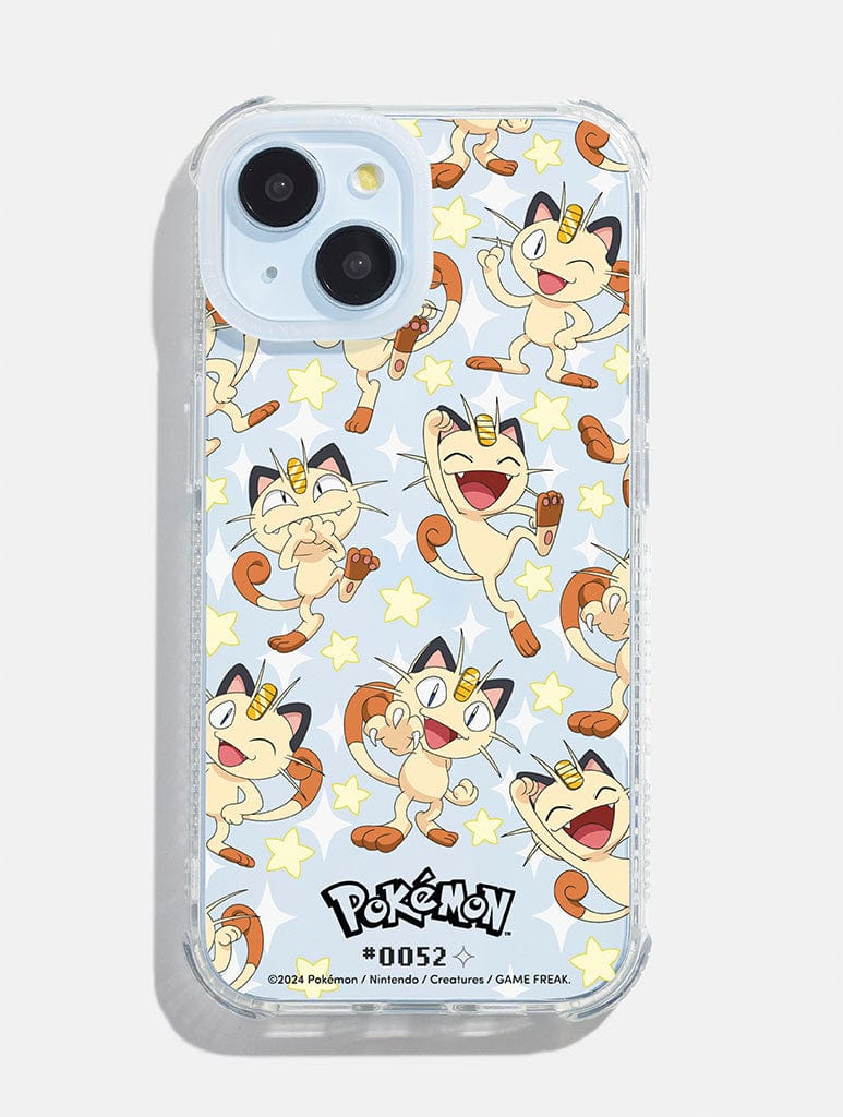 Pokemon #0052 Meowth Shock iPhone Case