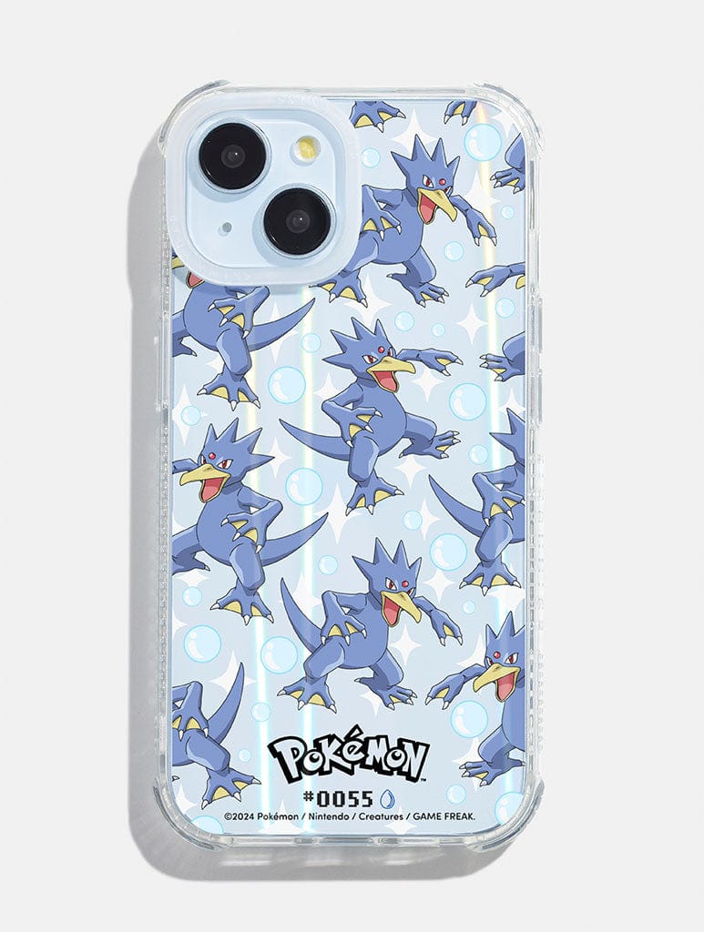 Pokemon #0055 Golduck Shock iPhone Case