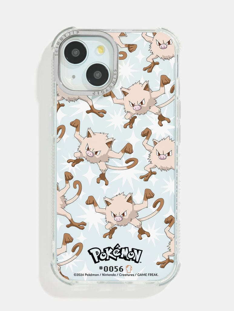 Pokemon #0056 Mankey Shock iPhone Case