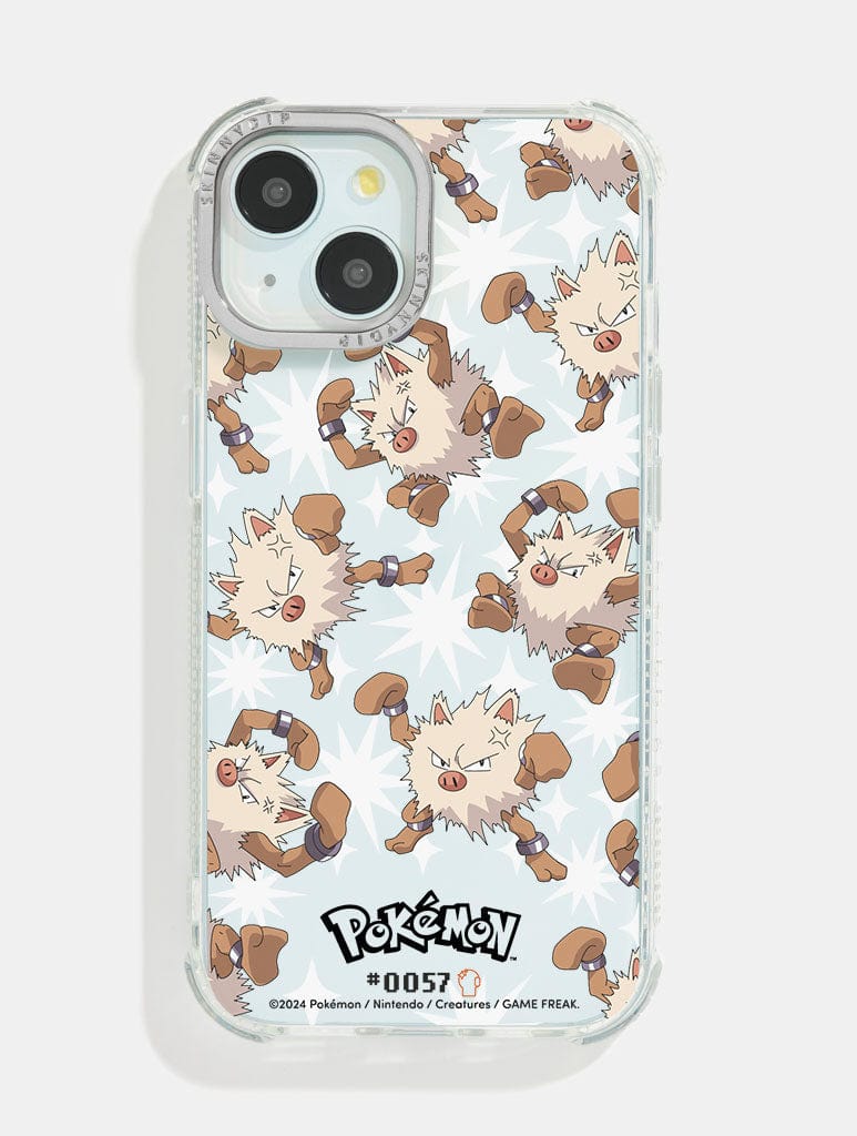 Pokemon #0057 Primeape Shock iPhone Case