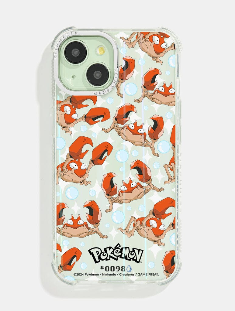 Pokemon #0098 Krabby Shock iPhone Case