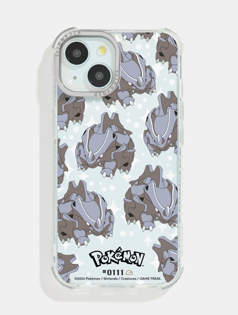 Pokemon #0111 Rhyhorn Shock iPhone Case
