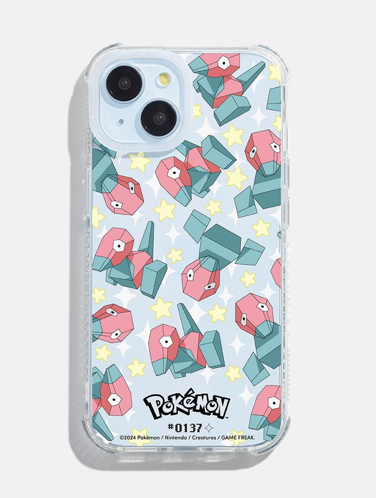 Pokemon #0137 Porygon Shock iPhone Case