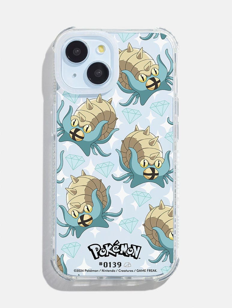 Pokemon #0139 Omastar Shock iPhone Case