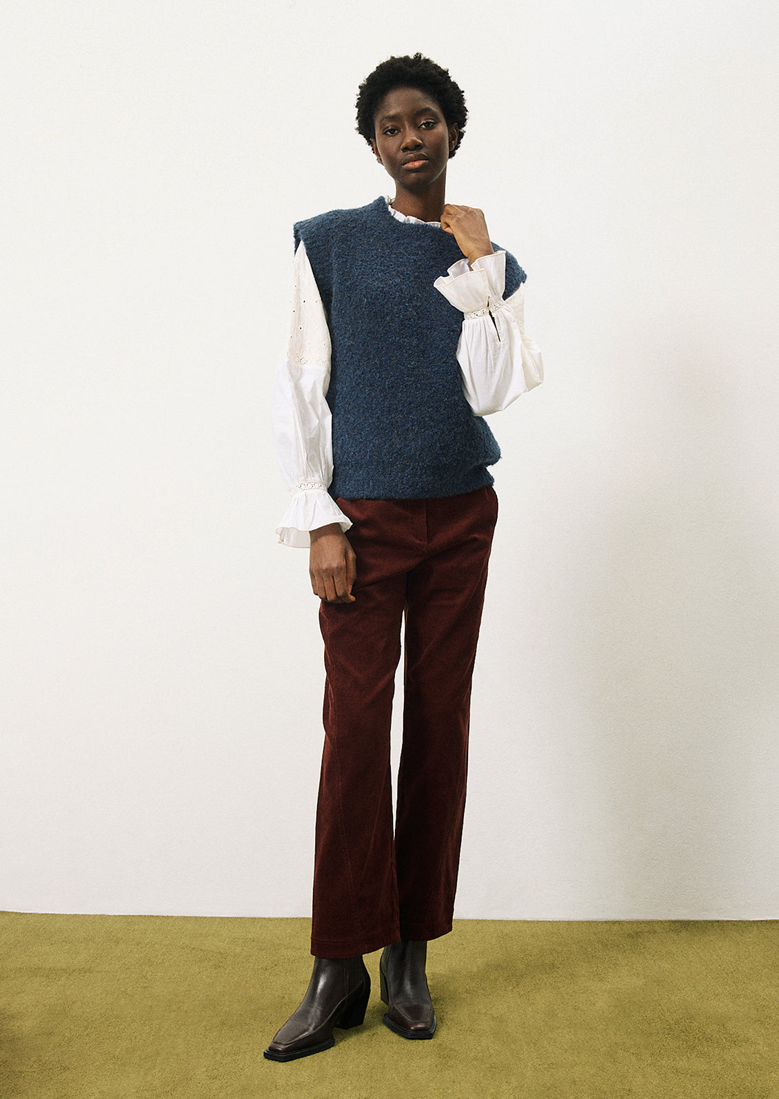 Polaris Boucle Sweater Vest