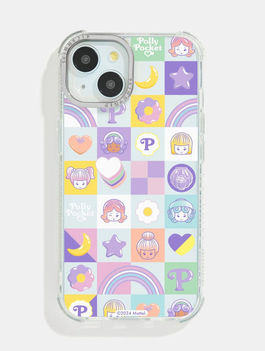 Polly Pocket x Skinnydip Checkerboard Shock iPhone Case