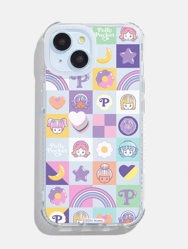 Polly Pocket x Skinnydip Checkerboard Shock iPhone Case