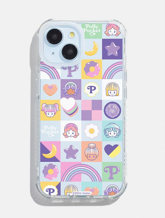 Polly Pocket x Skinnydip Checkerboard Shock iPhone Case
