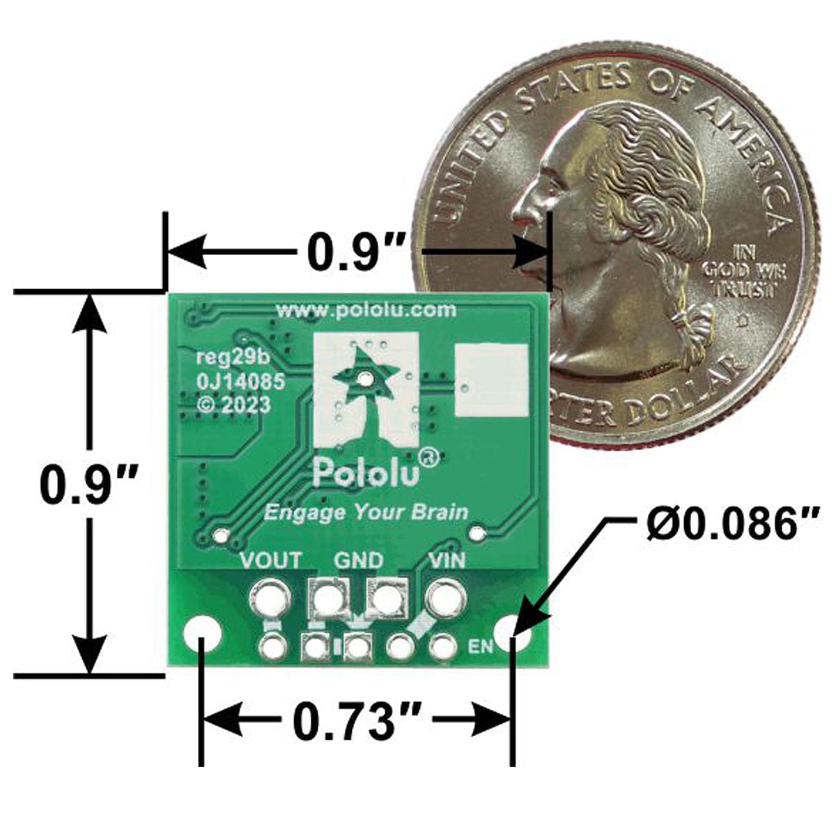 Pololu 12V 2.5A Step-Up/Step-Down Voltage Regulator S13V25F12