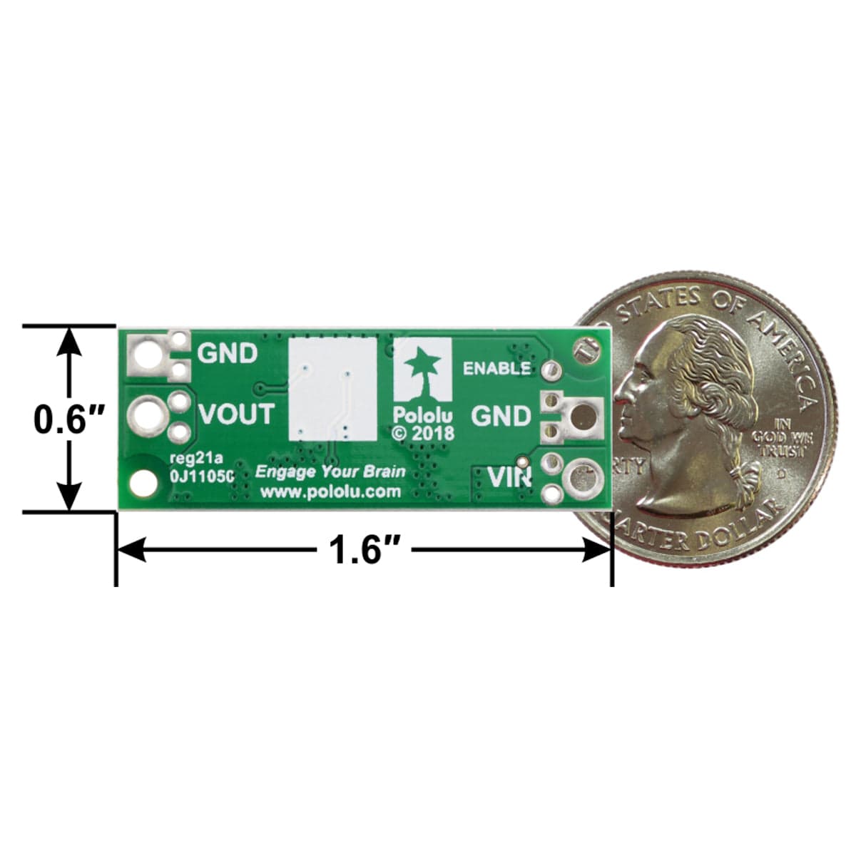 Pololu 4.5-20V Fine-Adjust Step-Up Voltage Regulator U3V70A