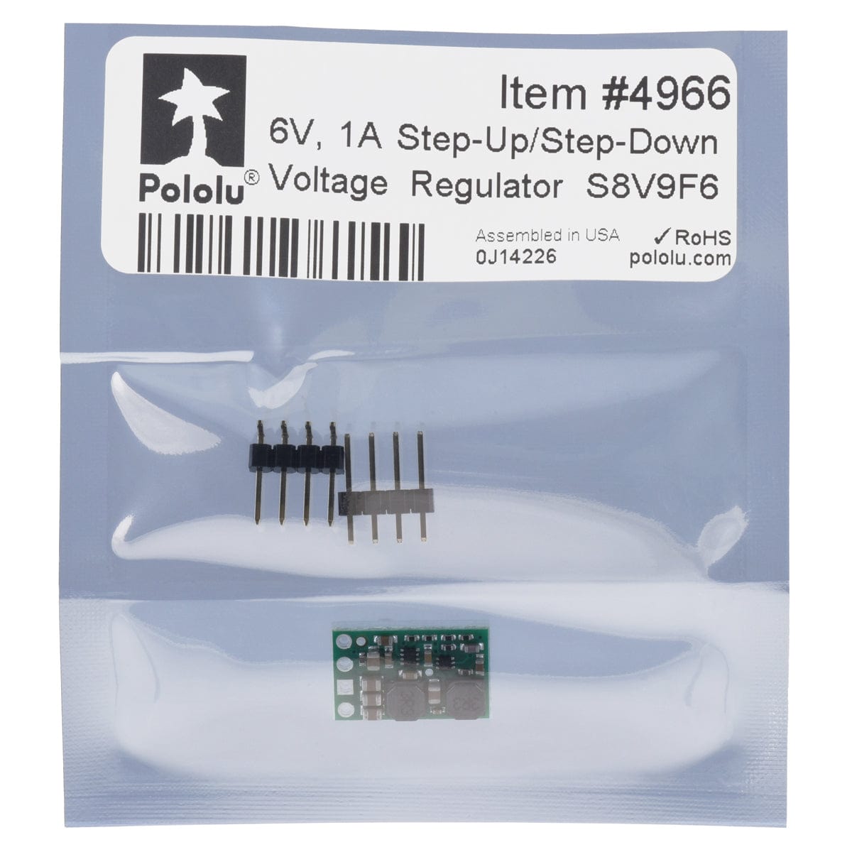 Pololu 6V 1.5A Step-Up/Step-Down Voltage Regulator S8V9F6
