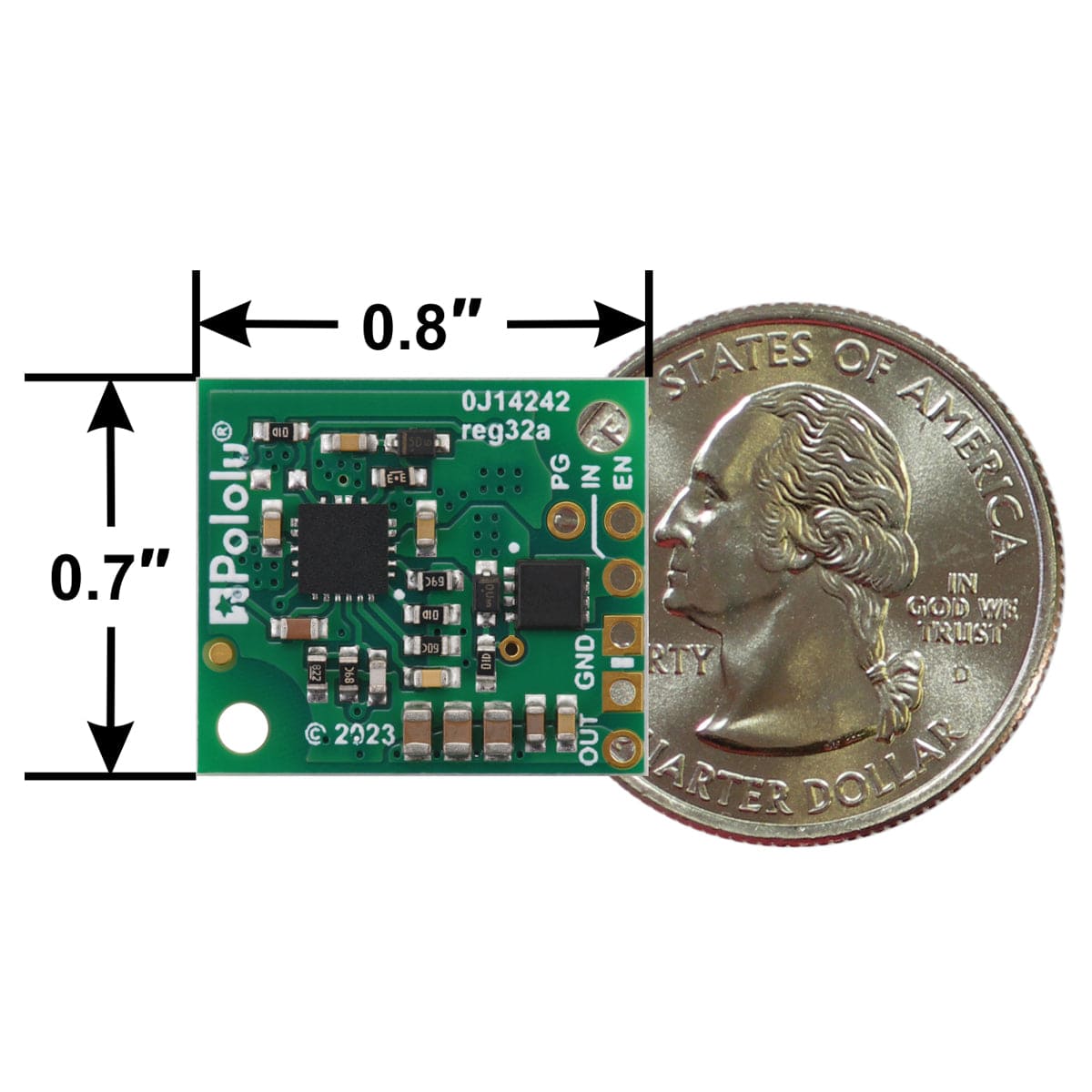 Pololu 7.5V 3A Step-Down Voltage Regulator D30V30F7
