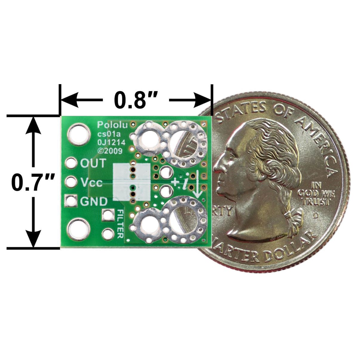 Pololu ACS724 Current Sensor Carrier -10A to +10A