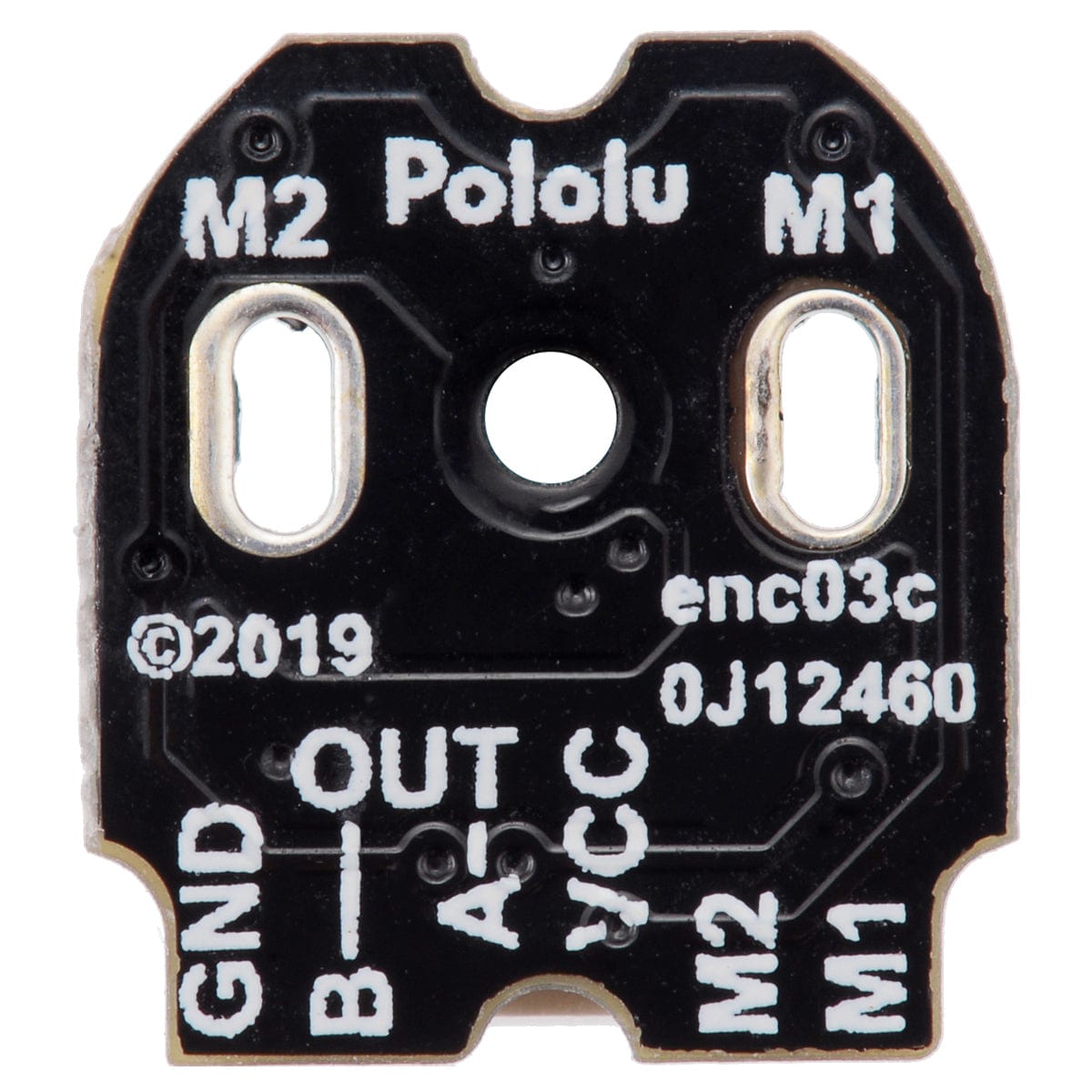 Pololu Magnetic Encoder Kit with Top-Entry Connector for Micro Metal Gearmotors (12 CPR, 2.7-18V)