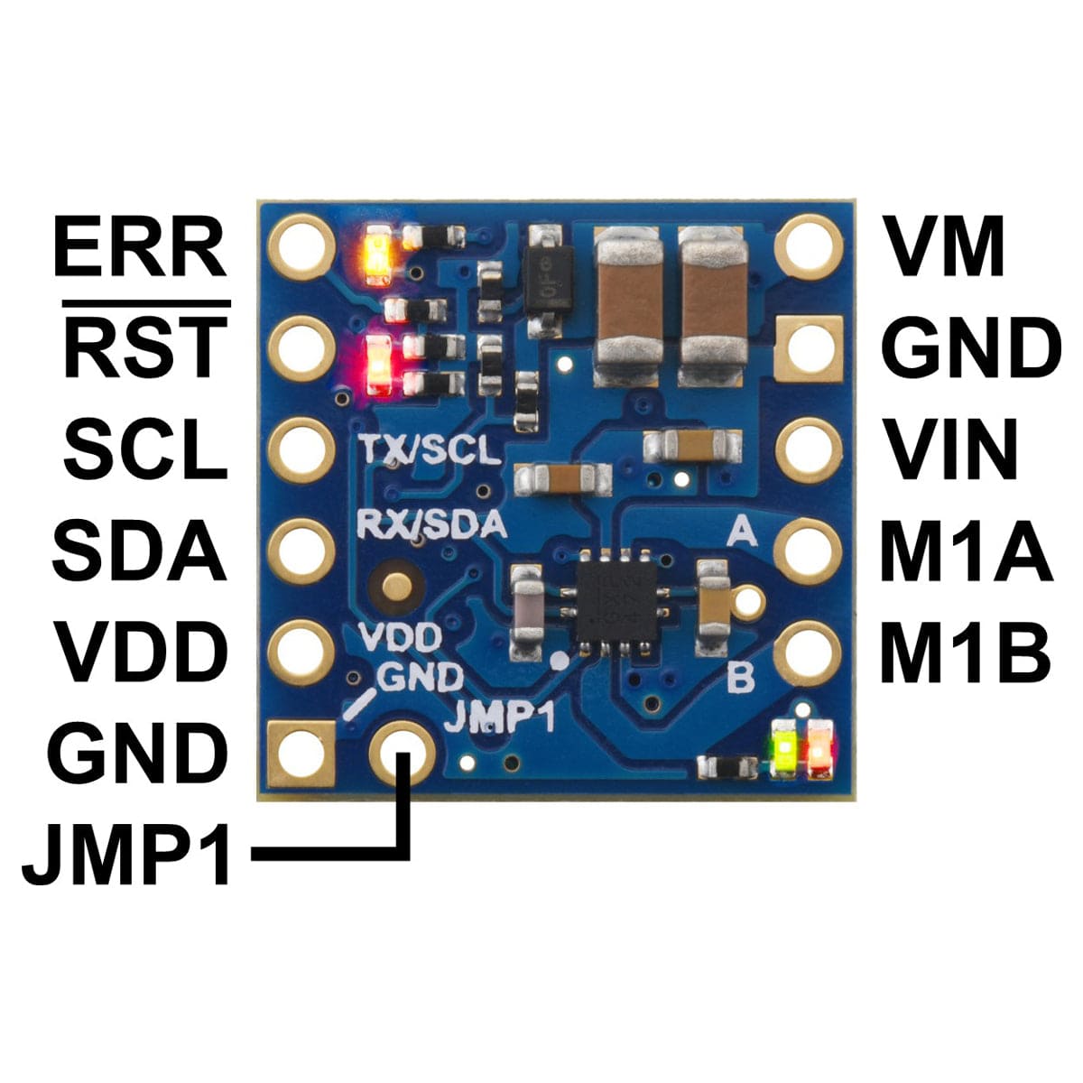 Pololu Motoron M1T550 Single I²C Motor Controller