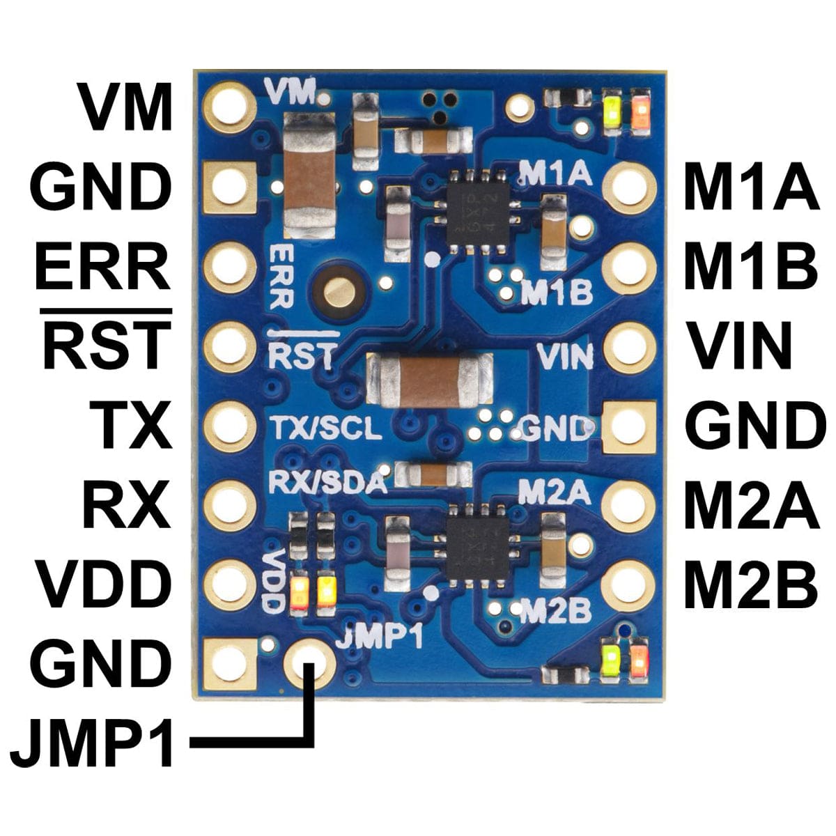 Pololu Motoron M2U550 Dual Serial Motor Controller
