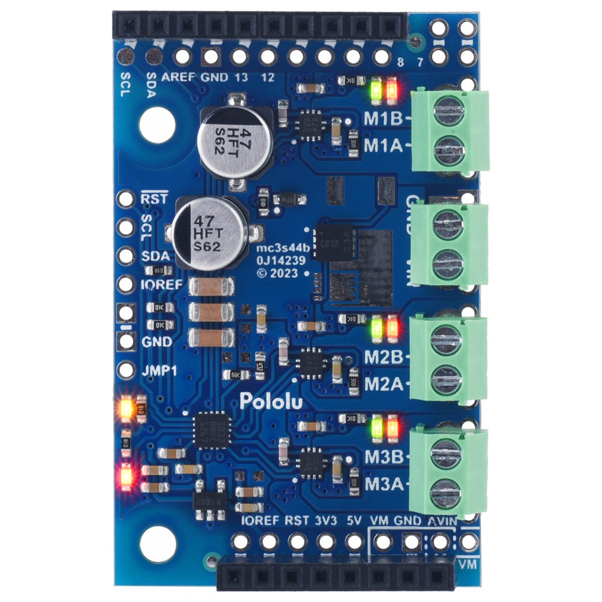 Pololu Motoron M3S550 Triple Motor Controller Shield for Arduino