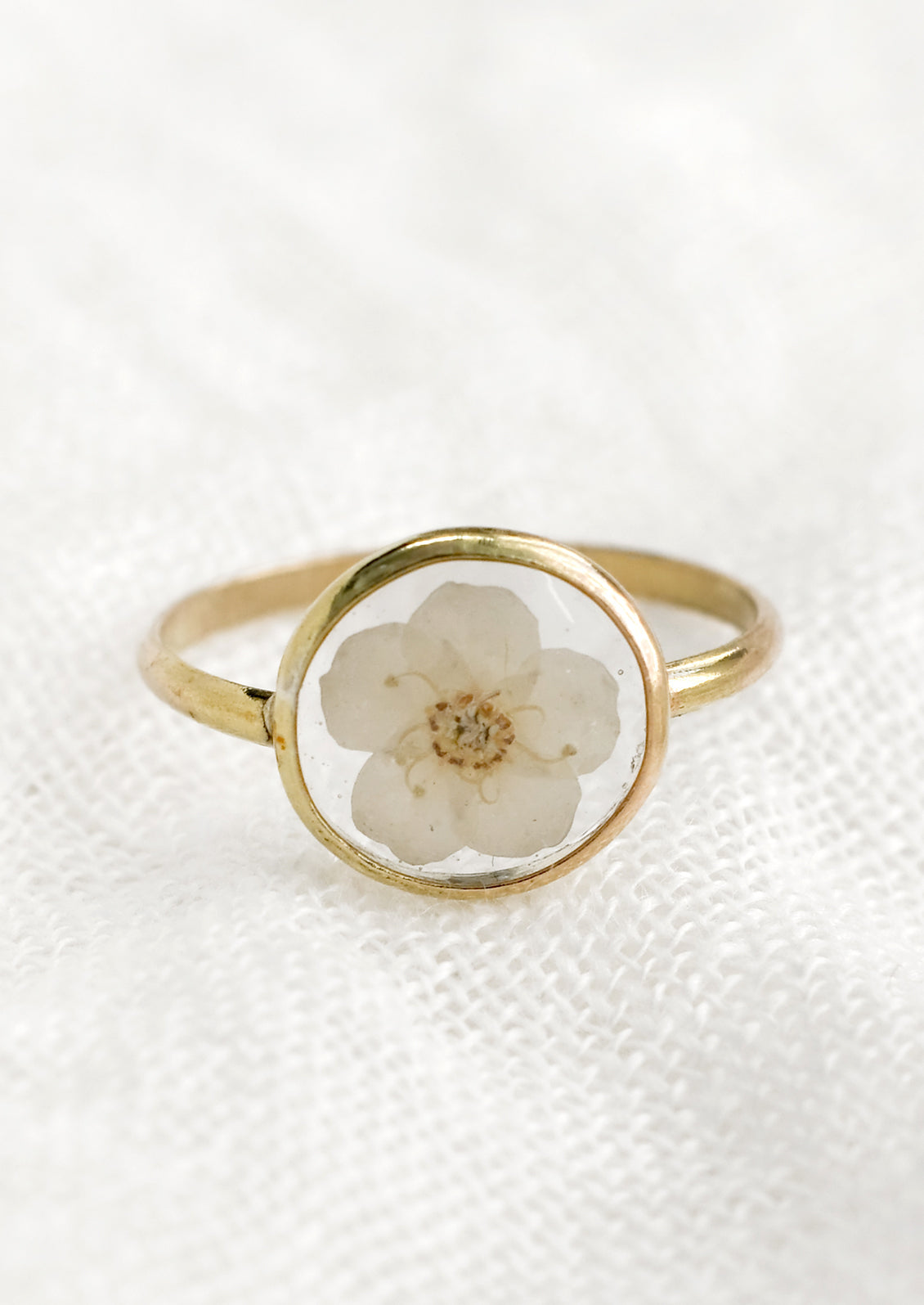Framed Floral Ring