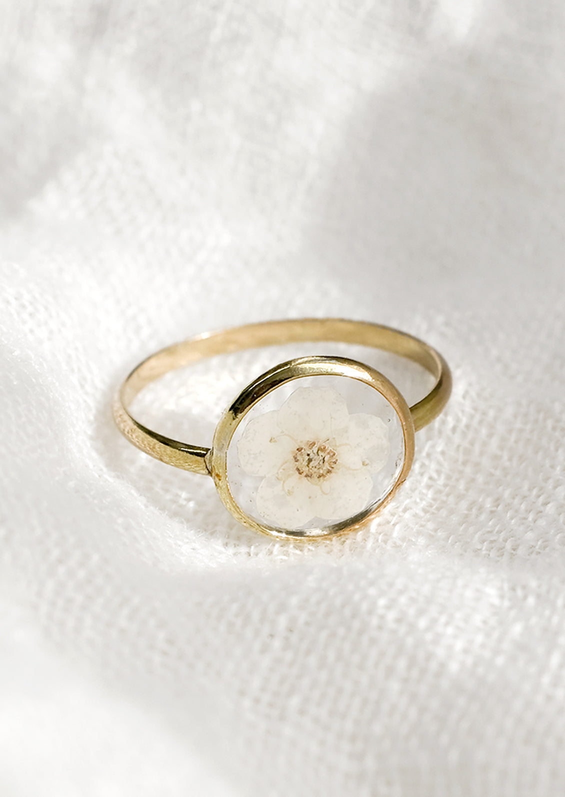 Framed Floral Ring