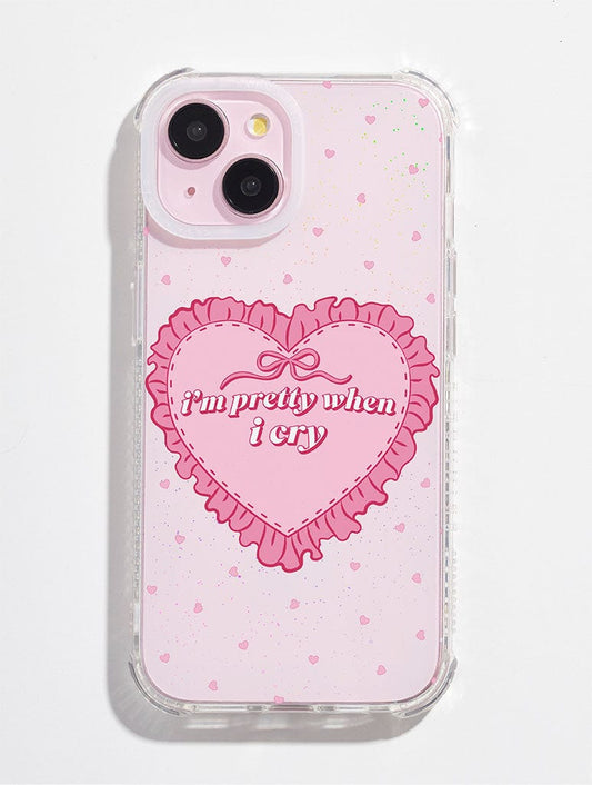 Pretty When I Cry Shock iPhone Case