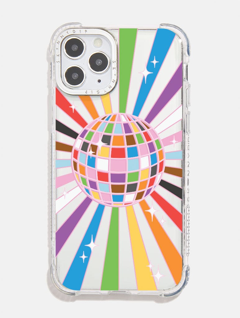 Pride Disco Ball Shock iPhone Case
