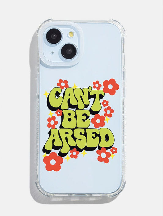 Printed Weird x Skinnydip Can't Be Arsed Shock iPhone Case