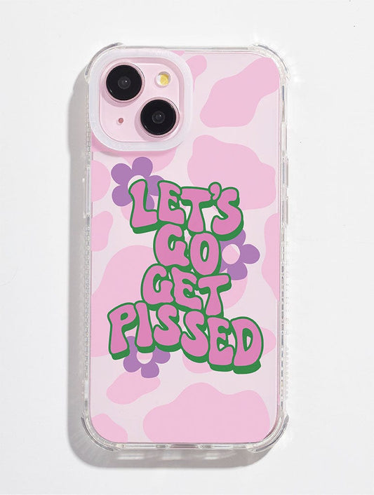 Printed Weird x Skinnydip Lets Get Pissed Shock iPhone Case