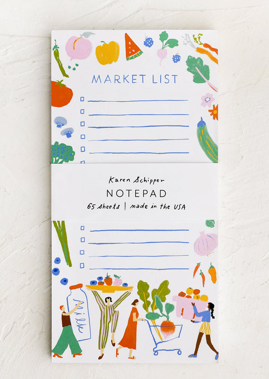 Produce Party Grocery Notepad